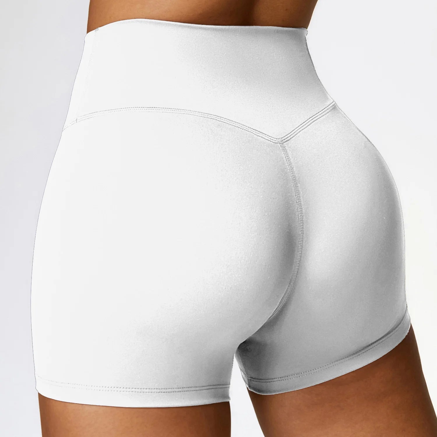 High-Waisted Women's Sports Yoga Shorts for Fitness, Running, and Cycling - Quick Dry and Breathable 3-Point Design