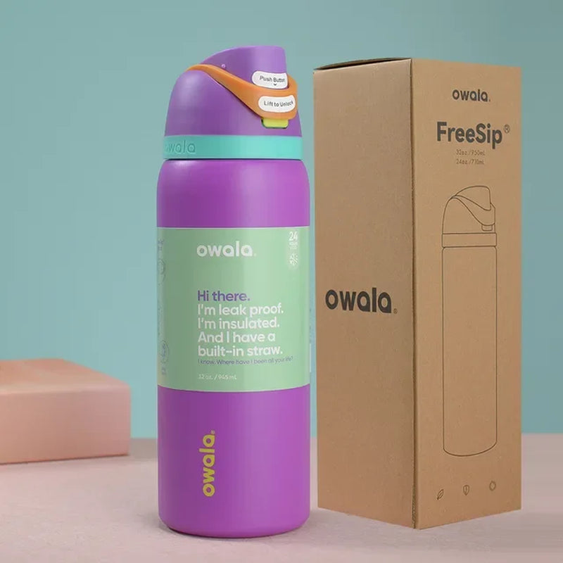 2024 New  Insulated Stainless Steel Water Bottle with Straw, Bpa-Free Sports Water Bottle, Great for Travel, 24Oz/32 Oz,304