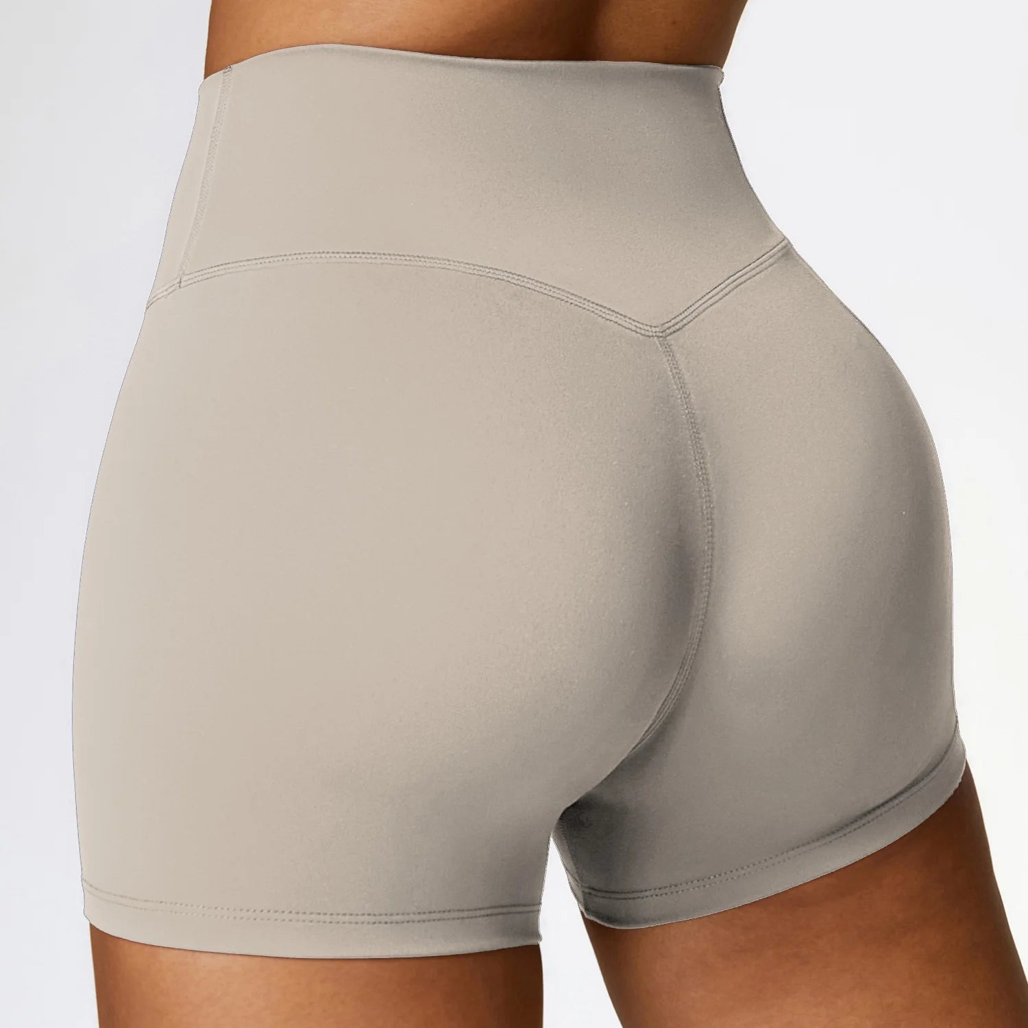 High-Waisted Women's Sports Yoga Shorts for Fitness, Running, and Cycling - Quick Dry and Breathable 3-Point Design