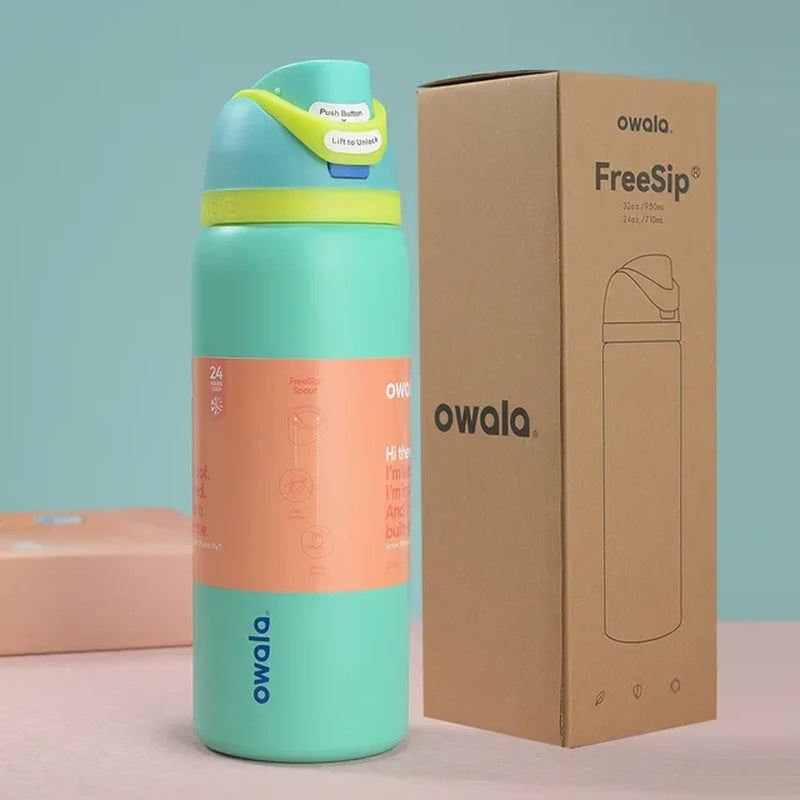 2024 New  Insulated Stainless Steel Water Bottle with Straw, Bpa-Free Sports Water Bottle, Great for Travel, 24Oz/32 Oz,304
