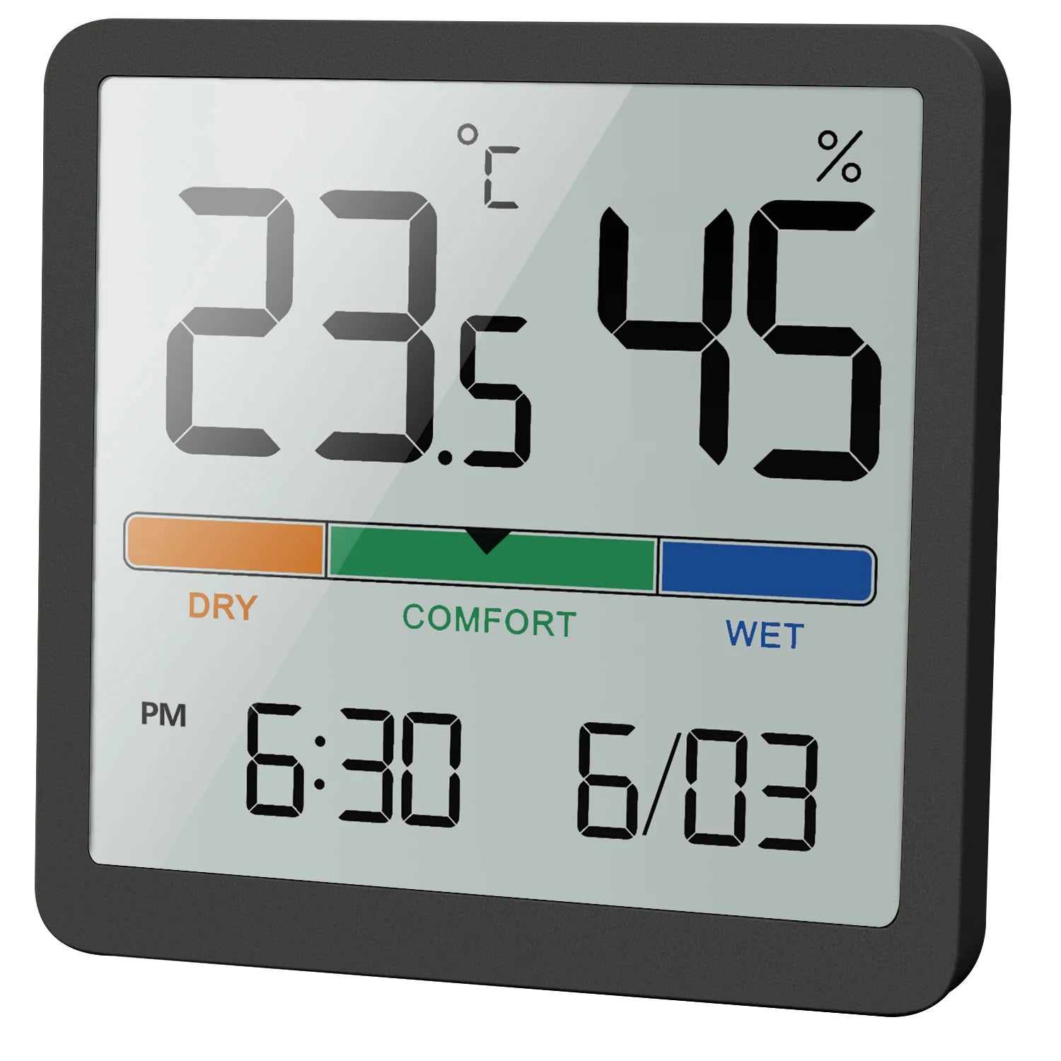 Indoor Temperature Humidity Meter Home LCD Digital Thermometer Hygrometer Sensor Gauge Weather Station Smart Monitor