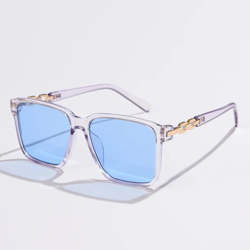 Women's Square Fashion Sunglasses with Gradient Lenses - UV400 Protection - Luxury Brand Eyewear