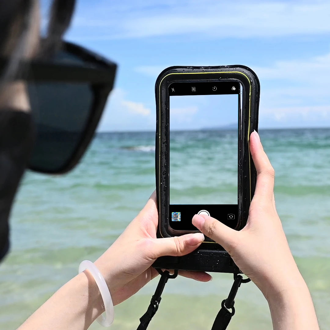 Enhanced Waterproof Phone Pouch for Universal Crossbody Use – Ideal for Swimming and Surfing, Compatible with iPhone, Samsung, Xiaomi, and Google Devices