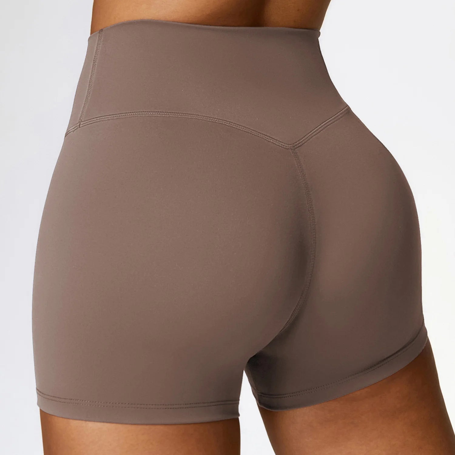 High-Waisted Women's Sports Yoga Shorts for Fitness, Running, and Cycling - Quick Dry and Breathable 3-Point Design