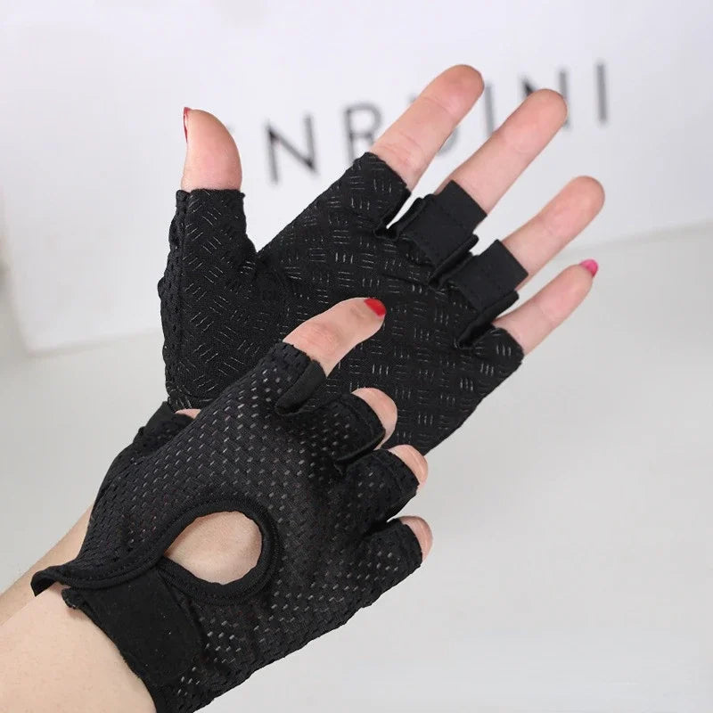 Professional Cycling Fingerless Gloves for Men and Women - Breathable, Anti-Slip Design for Fitness and Summer Activities