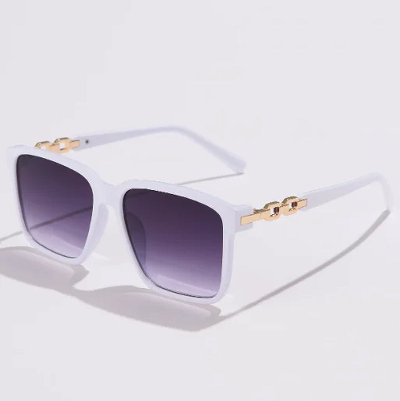 Women's Square Fashion Sunglasses with Gradient Lenses - UV400 Protection - Luxury Brand Eyewear